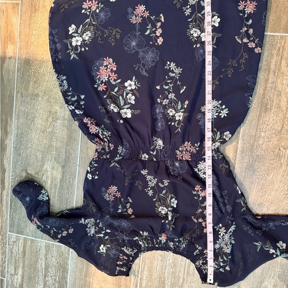 Maurices Blue Sundress with Raglan Sleeves and Scoop Neck - Picture 10 of 11